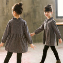 2022 Spring Autumn Girl Dress Cotton Long Sleeve Children&