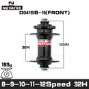 Novatec Hub D041SB D042SB Mountain Bike Disc Card Brake 28/32/36 Holes MTB Road Bicycle Bearing 36H Hubs 8/9/10/11/12 Speed