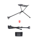 Taburete portátil plegable para acampar, silla de playa, pesca plegable, barbacoa al aire libre, silla de Camping, reposapiés reclinable