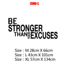 Large 73cmX104cm Fitness Quote Vinyl Wall Stickers For Gym Rooms Decor Fitness Room Sticker Motivate Frse Vinyl Wall Decals