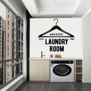Laundry Room Washing Quotes And Signs Wall Sticker Decoration For Washing Room WC And Toliet Sticker Decor Accessories