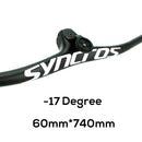 SYNCROS Carbon Fiber Mountain Integrated MTB Handlebar FRASER IC SL -8 -17 -25 Three Specifications with Titanium Screws