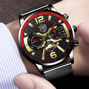 Luxury Mens Bracelets Watches Fashion Men Stainless Steel Mesh Belt Quartz Watch Business Casual Male Clock relogio masculino