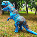 Disfraz de dinosaurio inflable para niños adultos t-rex Cosplay fiesta Anime disfraces de Halloween para hombre mujer