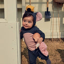 MILANCEL Autumnn Baby Clothes Mouse Newborn Blanket Sleeper Cute Toddler Pajamas Fashion Hooded Infant Romper