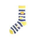 Happy Funny Unisex Painting UFO Astronaut Outer Space Rocket Star War Men Crew Socks Streetwear Cotton Male Skateboard Dress