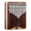 NEW Kalimba 17/21 Key Black Walnut Curly Figure Keyboard Thumb Piano Chamfer Calimba Musical Instruments Keyboard Instruments