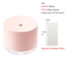 Wireless Air Humidifier Diffuser 780ML USB Portable Electric Humidifiers Rechargeable 2000mAh Battery Humidificador Mist Maker