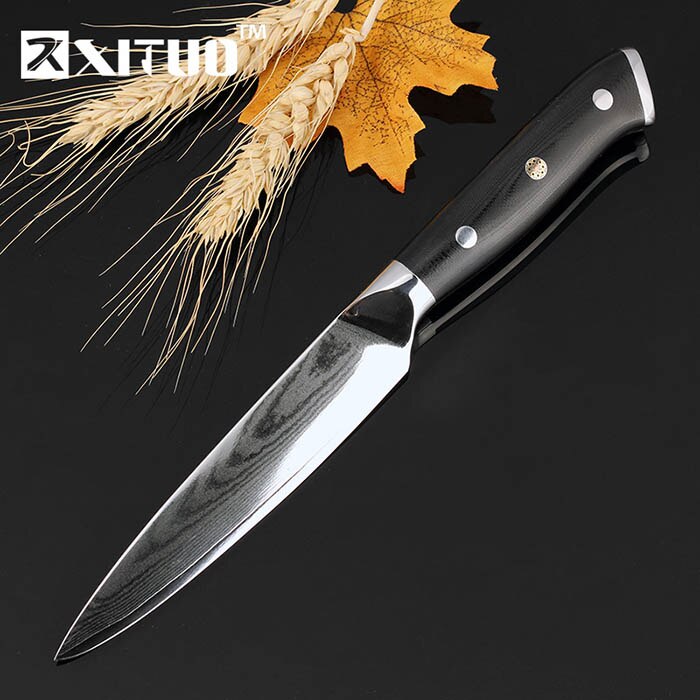 Qualität Japan VG10 Damaskus Stahl Küchenmesser G10 Griff + Pflaumenblüte bestes Geschenk Kochmesser scharf Cleaver Santoku Kochwerkzeug