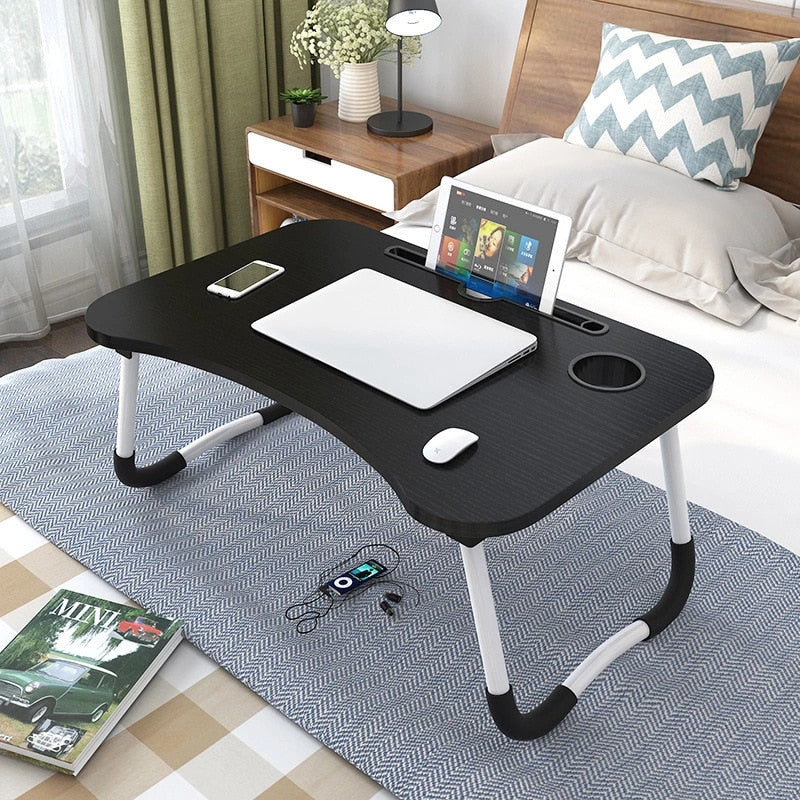 Portable Laptop Desk Home Foldable Laptop Table Notebook Study Laptop Stand Desk for Bed &amp; Sofa Computer Table with Folding Legs