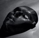 Máscara de bailarina de fibra de carbono de sarga, Cosplay de Halloween, máscara de hipopótamo de la muerte