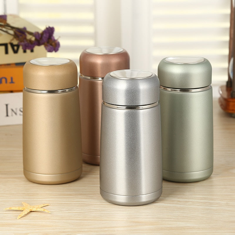 300ml Small Thermos  Water Bottle Stainless Steel Thermal for Tea food Children Kids Filter Flask Cup Vacuum Mug School Student