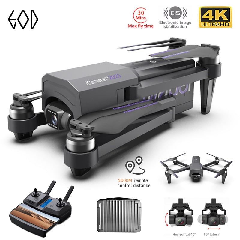 2022 New GOD GPS Drone 4K HD Kamera GPS 5G Wifi Anti-Shake 2-Achsen Gimabal Dron Brushless Motor 5KM RC Quadcopter Spielzeug Geschenke