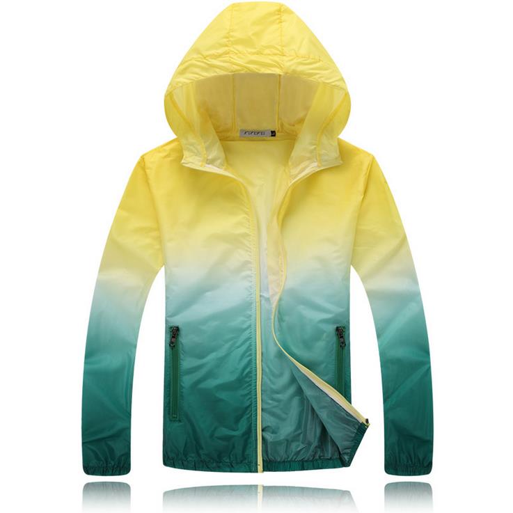 Hombres Mujeres Niños Adolescentes Verano Ultra-Delgado Ultraligero Camping Chaqueta Anti-UV Secado rápido Piel Abrigo Deportes Cazadora Logotipo personalizado