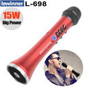 Lewinner Professional Karaoke Microphone Wireless Speaker Portable Bluetooth microphone for phone iphone Handheld Dynamic mic
