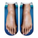 3D Funny Slippers Printed Low Ankle Cotton Socks  Fashion Harajuku  Soft Short Socks Cute Happy Boat Sox for Female