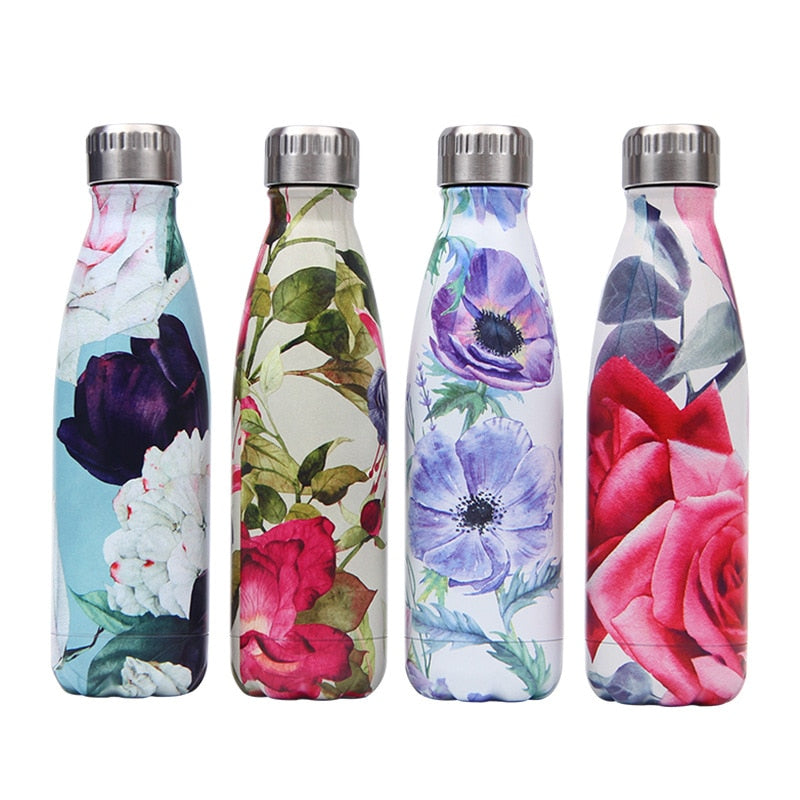 LOGO Custom Stainless Steel Bottle for Water Thermos Vacuum Insulated Cup Double-Wall Travel Drinkware Sports Flask