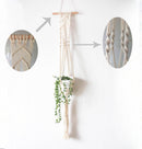 Handmade macrame plant hanger pot holder pot tray/pot hanger pot tray for wall decoration countyard /garden pot tray for plant