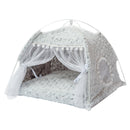 Sweet Princess Cat Bed Foldable Cats Tent Dog House Bed Kitten Dog Basket Beds Cute Cat Houses Home Cushion Pet Kennel Products