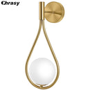 Led Wall Lamp Living Room Modern Simple Bedroom Bedside Wall Lamps Home Decor Wall Light Bedroom Glass Night Lamp Led Lighting