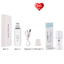 Cavitation Peeling Facial Cleaning Ultrasonic Skin Scrubber Deep Clean Ultrasonic Exfoliating Spa Scraper to Remove Blackheads