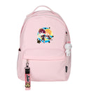 Anime Haikyuu Karasuno VBC Women Backpack Kawaii Pink School Bags Nylon Bookbag Cartoon Travel Bagpack Small School Rugzak
