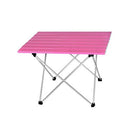 On Sale Aluminum Alloy Portable Table Outdoor Furniture Foldable Folding Camping Hiking Desk Traveling Outdoor Furniture Table
