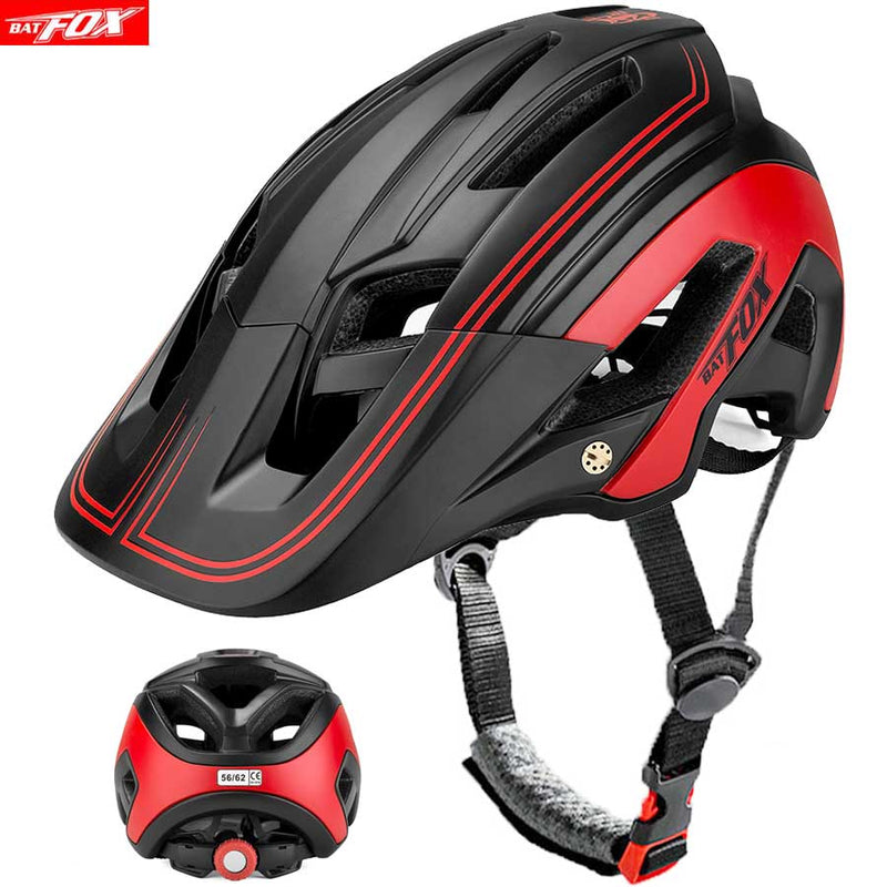 BATFOX Bike Racing Casco de bicicleta en molde Ciclismo MTB Carretera Casco Mtb Casco de ciclismo para hombres Mujeres Casco de bicicleta cascos bicicleta