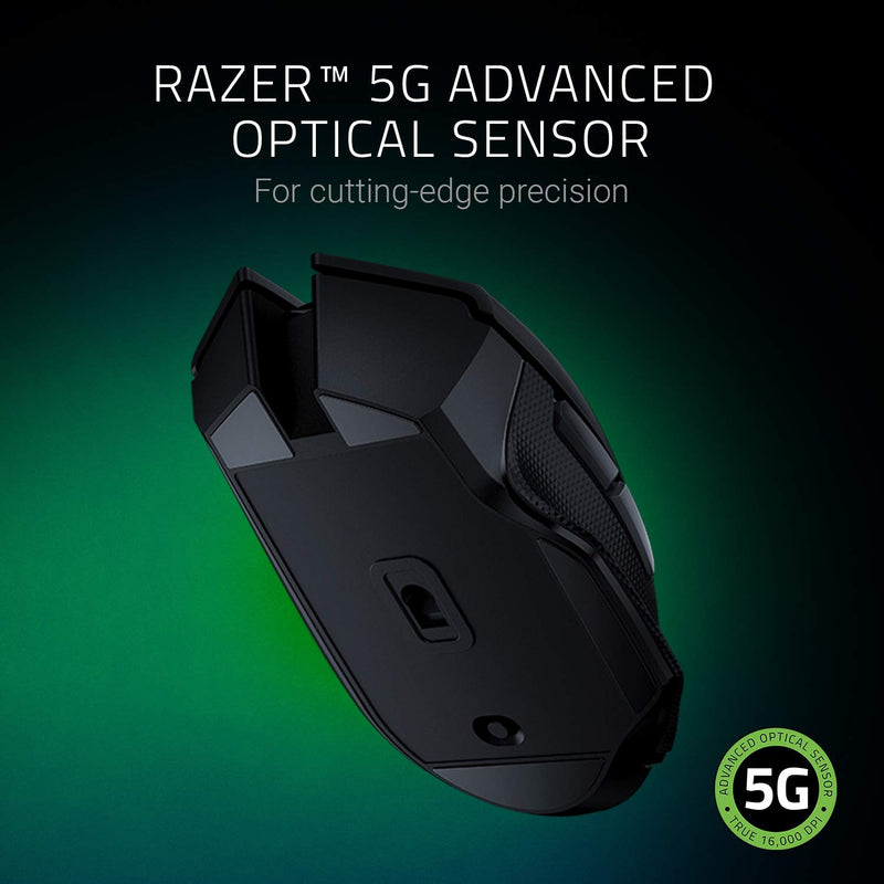 Razer Basilisk X Hyperspeed Wireless Gaming Mouse: Bluetooth &amp; Wireless Compatible 16000DPI DPI Optical Sensor