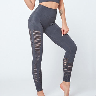 Conjunto de Yoga sin costuras para mujer, ropa de Fitness, conjunto de gimnasio de 2 piezas, Top corto, Leggings, conjunto deportivo para mujer, ropa de entrenamiento