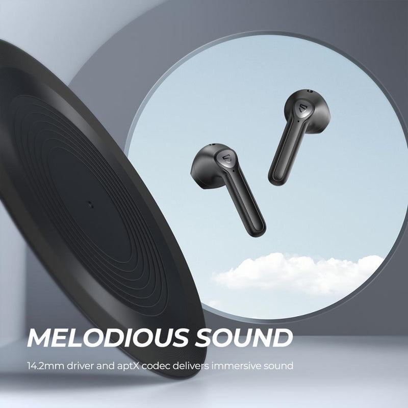 SOUNDPEATS TrueAir2 Auriculares inalámbricos Bluetooth V5.2 Auriculares QCC3040 aptX 4 Mic CVC Cancelación de ruido TWS + Auriculares inalámbricos