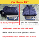 9/11 Places Heated Vest Men Women Usb Heated Jacket Heating Vest Thermal Clothing Hunting Vest Winter Heating Jacket BlackS-6XL