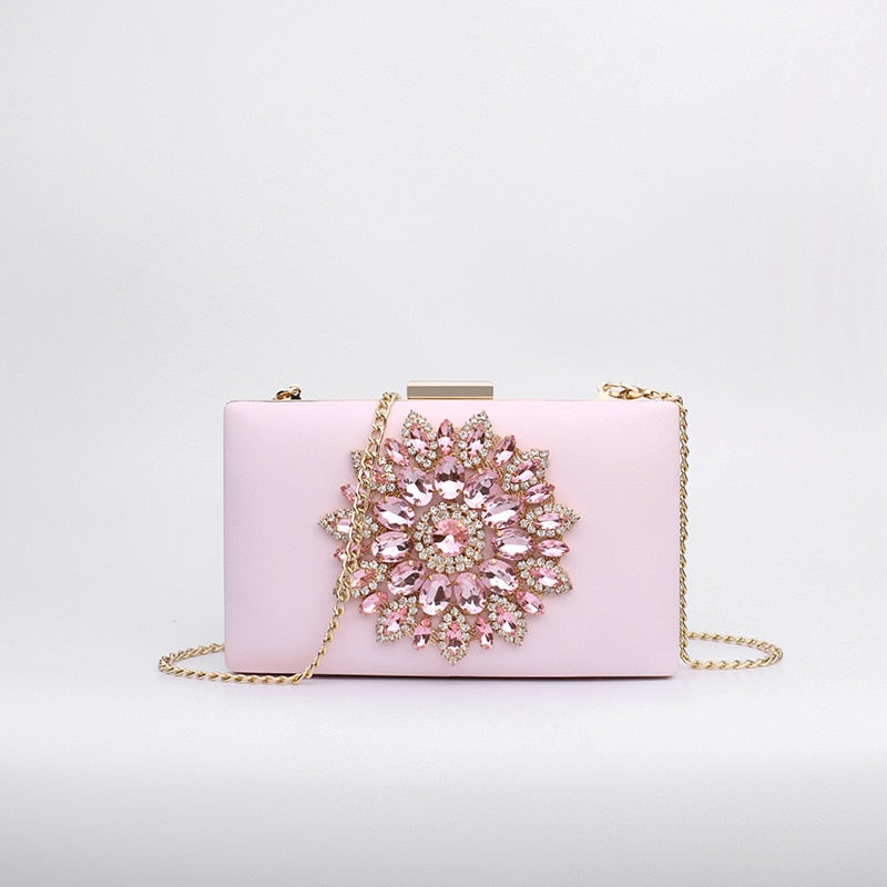 White Women Clutch Bag Wedding Clutch Purse Bridal Evening Crystal Summer Bags for Women 2020 Luxury Small Crossbody Bags ZD1333