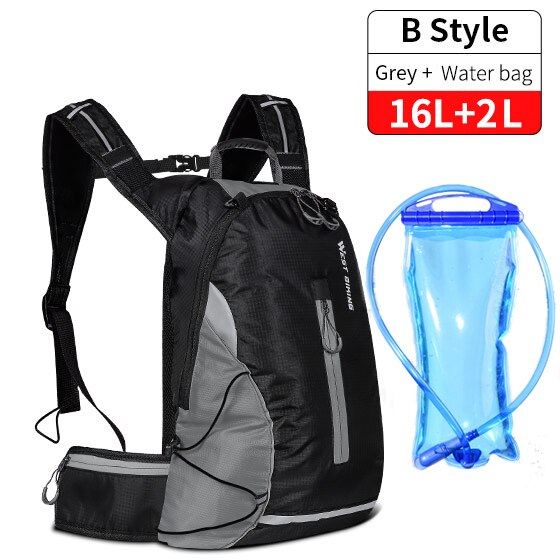 WEST BIKING Wasserdichte Fahrradtasche Tragbare Reflektierende Sport Radfahren Rucksack Outdoor Wandern Klettern MTB Fahrrad Zubehör