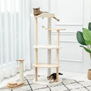 Cat Tree House Condo Cat’s Activity Center with Double Condo Indoor Soft Perch Fully Wrapped Scratching Sisal Post rascador gato