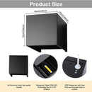 12W LED Wall Lamp Indoor Outdoo Waterproof Light IP65 Adjustable Beam Angle Design Cube LED Bedroom courtyard Porch wall sconce