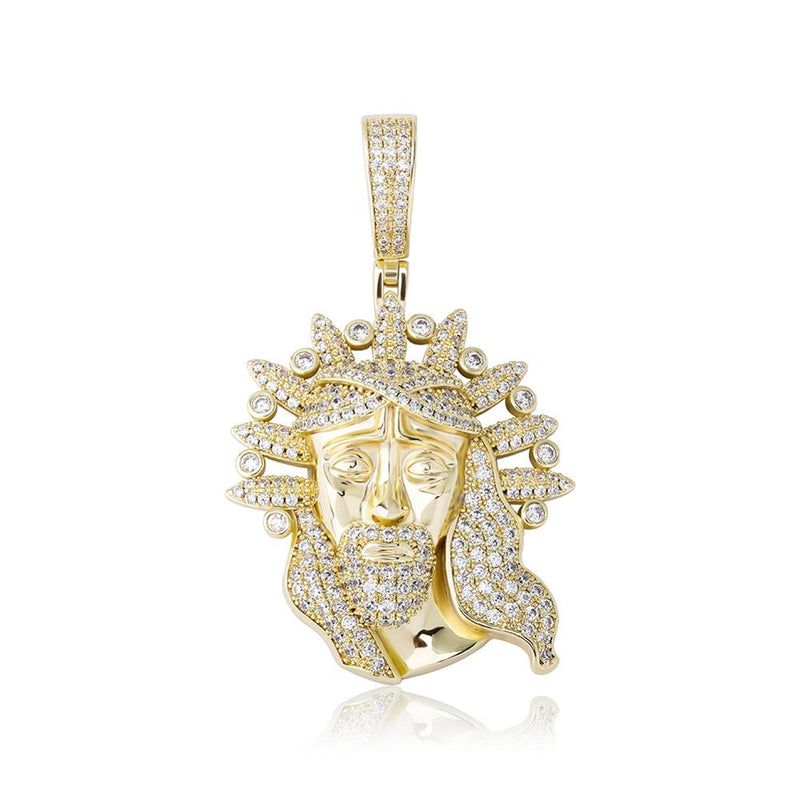 TOPGRILLZ 2020 New "pattern of the make-up"Pendant Chinese Style Hip Hop Fashion Jewelry Iced Out Cubic Zirconia Pendant Gift