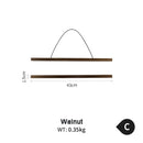 Nordic Hanging Wood Poster Calendar Hanger Frame Bread Fruit Posters Prints Wall Pictures for Home Living Room Kitchen Wall Art