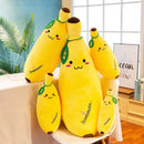 35-70cm Fun Creative Cartoon Banana Plush Soft Stuffed Pillow Sofa Cushion Baby Cute Plush Doll Children Fruit Toys Children Gif