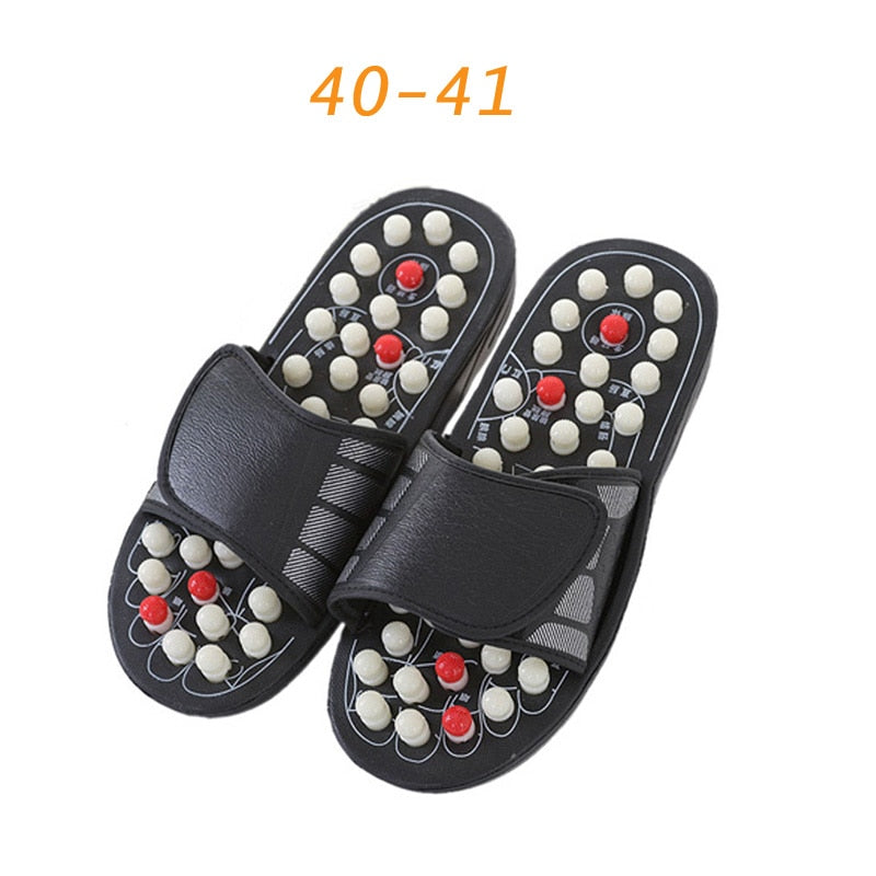 1pair New Arrival Shoe Sandal Reflex Massage Slippers Acupuncture Foot Healthy Massager Shoe Ball barbed