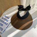 Oversize Straw Bucket Hat Women Bow Women's Summer Visor Cap 2022 Fashion Fishing Hat Bob Men's Panama Hats bone feminino MZ015