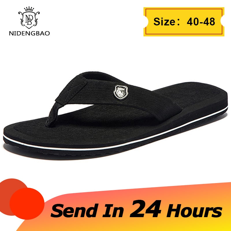 Neue Herren Flip Flops Sommer Strand Sandalen Hausschuhe für Herren Rutschfeste Slip-on Flats Schuhe Herren Plus Größe 48 49 50 Sandalen Pantufa