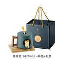 INS Shiba Inu Akita DOG 420ML CAFÉ TAZAS DE TÉ TAZA DISEÑO DE MODA DE ESTILO DE EUROPA DEL NORTE