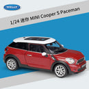 welly 1:24  Mini Cooper 1300 car alloy car model simulation car decoration collection gift toy Die casting model boy
