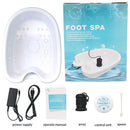 Home Mini Detox Foot Spa Bath Machine Cell Ion Cleanse device Ionic Detox Foot Bath Basin Array Aqua Spa Relax Massager