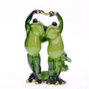 MYBLUE Kawaii Garden Animal Resin Couple Lovers Frog Wedding Figurine Miniatures Nordic Home Room Decoration Accessories Gift
