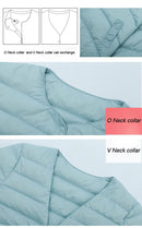 Woman Ultra Light Down Jacket Portable Parka Matt Fabric Casual 90% Duck Down Coat Warm Parka Lightweight Jacket Good Quality