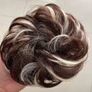 Tinashe Beauty Elastic Band With Hair Messy Hair Bun Scrunchy Chignon With Elastic Band Messi Hairpieces Donut For Women Kids