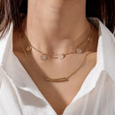 Silver Color Cross Necklaces &amp; Pendants for Women Choker Clavicle Chain Jewelry Femme Bijoux Collares