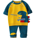 spring and autumn sweater suit, newborn cardigan jacket, baby knitwear 7